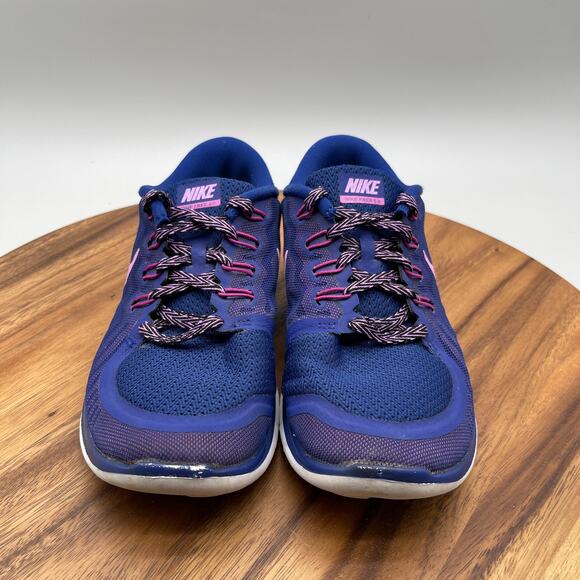 Nike Free 5.0 Shoes Womens Size 7.5 Blue Running Comfort Walking Gym Sneakers - Picture 2 of 8